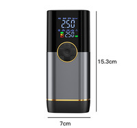 7,4 V 150 PSI bomba de inflado de apagado automático 5000mAh bomba de neumático eléctrica de alta presión recargable para bicicleta de coche