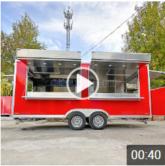 Mobile Full Kitchen Food Truck with Ice Cream Pizza Coffee Hotdog Concession Remorque food Trailer Cart - Product Image 4