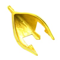 Pendentif de casque de guerrier de soldat spartiate d'acier inoxydable argenté de vente chaude en plaqué or