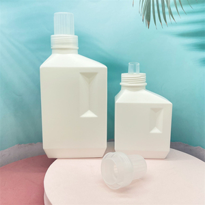 Chai Dung Dịch Tẩy Rửa Bằng Nhựa <span class=keywords><strong>HDPE</strong></span> Rỗng Hình Vuông Màu Trắng 400Ml 600Ml 1L - Product Image 5