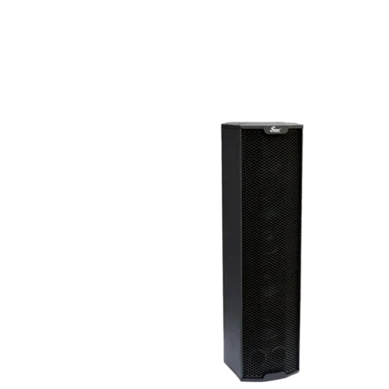 CA-44 Active 2.0 Channel Wood Seer Audio PA System IP Column Speakers with LCD Monitor for Mosque Wall Mount