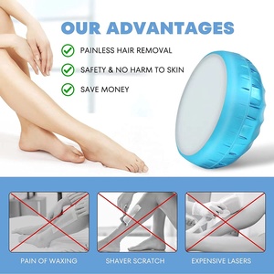 Outil d'<span class=keywords><strong>épilation</strong></span> magique en cristal pour femmes et hommes, pour bras, jambes, <span class=keywords><strong>dos</strong></span>, gomme à cheveux en cristal, épilateur indolore - Product Image 2