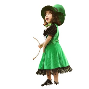 Disfraz <span class=keywords><strong>de</strong></span> Halloween XJ - Estilo Étnico Europeo <span class=keywords><strong>para</strong></span> Niña - <span class=keywords><strong>Traje</strong></span> <span class=keywords><strong>para</strong></span> Actuación del Día <span class=keywords><strong>de</strong></span> San Patricio - Disfraz <span class=keywords><strong>de</strong></span> Hada Irlandesa - Product Image 5