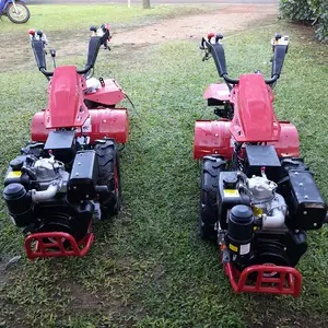 Trator traseiro 732, caminhada atrás do trator com inclinador de dentes traseiro cultivador multifuncional para casa, jardim e fazenda