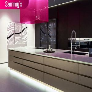 Armoires de cuisine sur mesure, modernes, de haute qualité, grandes, standard, complètes, de luxe, en bois, avec des designs intelligents, pour les développeurs immobiliers - Product Image 2