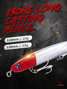 Nouveau 11cm/23g 13cm/35g moineau de mer Long 130HS lourd naufrage crayon appâts de pêche Pesca eau salée coulée leurre Isca leurre artificiel - Product Image 4