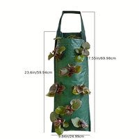 Kantong bunga gantung desain pabrik untuk tas penumbuh kentang berkebun