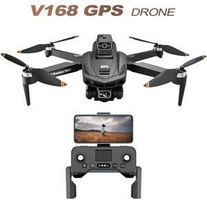 V168 Mini GPS Drone One-Click ritorno HD 8K fotografia aerea flusso ottico ostacolo evitamento telecomando per <span class=keywords><strong>il</strong></span> commercio estero - Product Image 2