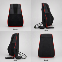 Coussin de massage ergonomique premium avec fonction pétrissage avant-arrière, à brancher, pour soulager les douleurs dorsales, coussin de massage Shiatsu