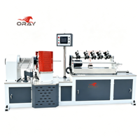 Machine de découpe automatique CNC multi-lames en ligne Oray pour tubes en papier, machine à double tête pour la fabrication de noyaux de papier, emballages domestiques et feux d'artifice