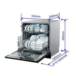 <span class=keywords><strong>Lave</strong></span>-<span class=keywords><strong>vaisselle</strong></span> ménager multifonctionnel <span class=keywords><strong>encastrable</strong></span> en acier inoxydable noir Offre Spéciale - Product Image 2