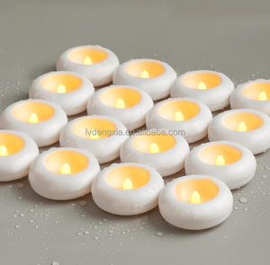 Waterproof Flameless Floating LED Electronic Candle Light Romantic <strong>Wedding</strong> <strong>Decorations</strong> Swimming <strong>Pool</strong> Light Tealight - Product Image 5