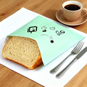 Brown Kraft Paper Food Grade Greaseproof Waterproof Eco-Friendly Bread & Cakes Bags Wholesale - Product Image 6