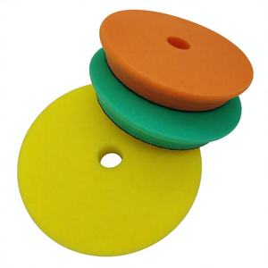 Tampons de polissage automatique en mousse Lewell, roues de polissage, éponges de nettoyage de voiture, 5 pouces 125 mm, noir, jaune, blanc, orange, bleu - Product Image 3