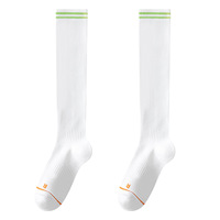 Chaussettes de compression professionnelles pour femmes, sans couture, en nylon, anti-transpiration, pour la course, la corde à sauter, le fitness et les sports