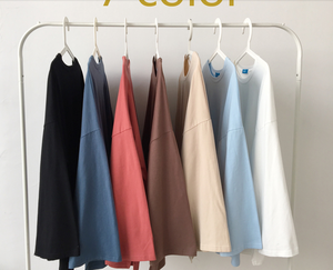 Haute qualité 100% coton surdimensionné femmes blanc à manches longues <span class=keywords><strong>t</strong></span>-<span class=keywords><strong>shirt</strong></span> personnalisé imprimé - Product Image 6
