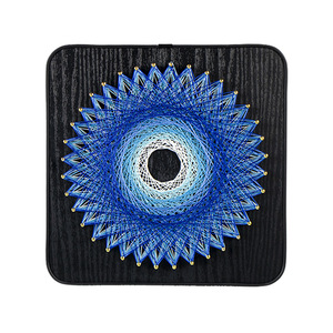 Kit de bricolage String Art : Ensemble d'artisanat avec clous et fils, planche en bois, clous et fils colorés, pour adultes et débutants - Product Image 6