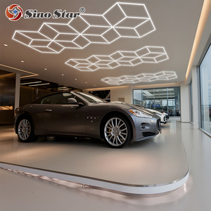Sản phẩm mới ra mắt nóng bán Chất lượng cao đa giác ánh sáng hình học tự làm lắp ráp gian hàng trần xe Chi Tiết Đèn nhà để xe - Product Image 5