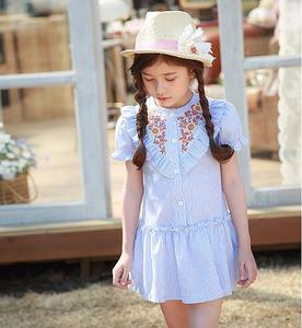 Robes en dentelle à bas prix, design islamique, robe de fête pour filles avec paillettes - Product Image 4