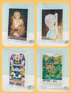 Modèle pour enfants <span class=keywords><strong>dessin</strong></span> <span class=keywords><strong>animé</strong></span> anime périphérique petit cadeau photos givré couleur imprimé en plastique puzzle acrylique puzzle - Product Image 2