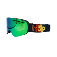 Aimant sans cadre Uv400 Logo de protection Miroir coloré personnalisé Safe Jet Neive Snow Schnelle Snowboard Masques Brilles Lunettes de ski