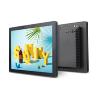 Moniteur tactile mural/encastrable, rapport 4:3, FHD, 15 pouces, 17 pouces, 19 pouces, écran tactile PC avec WIFI RS232 pour kiosque