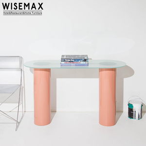 WISEMAX FURNITURE Table <span class=keywords><strong>de</strong></span> salon moderne et élégante, table <span class=keywords><strong>de</strong></span> <span class=keywords><strong>bar</strong></span> ovale en acrylique vert pour la maison, l'hôtel, la villa - Product Image 4
