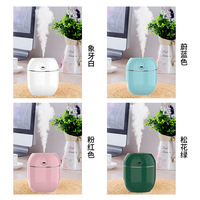Humidificateur et purificateur d'air aromathérapeutique USB multi-couleurs, grande capacité, rond, ultra-silencieux, moulé par injection, pour la maison, le bureau et la voiture