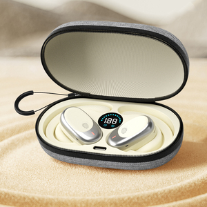 Casque ouvert SHINECON OWS avec étui de charge 300mAh 6-8 heures de travail Casque à conduction d'air confortable pour le sport - Product Image 4