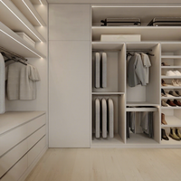 Armoires de cuisine en chêne blanc sur mesure, système d'armoires modulaires, charnières à fermeture douce pour la rénovation de maisons australiennes