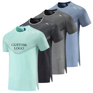 Camiseta Deportiva de Manga Corta para Hombre, Personalizada, 100% Poliéster, Transpirable, Ecológica, con Diseño Impreso, de Secado Rápido, para Correr, Sublimada - Product Image 1