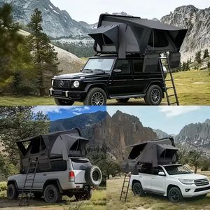 Tienda de Campaña de Techo Rígida Impermeable de Doble Capa de Aluminio para 4 Personas, para Campamento Todoterreno 4x4 - Product Image 4