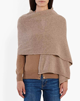 Écharpe châle en cachemire et laine pour femme, maxi, personnalisée, unie, tricotée, pour l'hiver