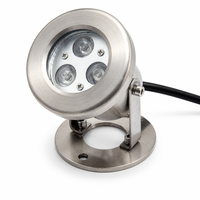 Lumière de cascade d'eau RGB IP68 3/6/9W, synchronisation musicale DMX512, acier inoxydable, résistant au feu, décoration de jardin extérieur, fontaine cascade 5