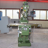Nouvelle fraiseuse universelle verticale 3 axes SDCNC 3H avec tête de fraisage pivotante, moteur, table rotative, manuelle, usage moyen