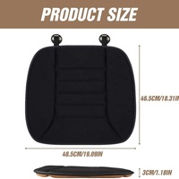 Coussin de siège auto confortable en mousse à mémoire de forme antidérapante