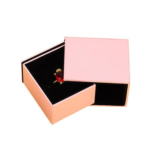 Custom Logo Pink Sliding Drawer Jewelry <b>Box</b> Set Premium Paper Jewelry Packaging for Necklace <b>Earrings</b> Luxury <b>Gift</b> <b>Box</b> - Product Image 6