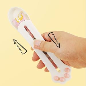 Kunststoff Pfote Design Katzenfutter Snack Schaufeln ABS Kunststoff Katzenfutter Schaufel - Product Image 4