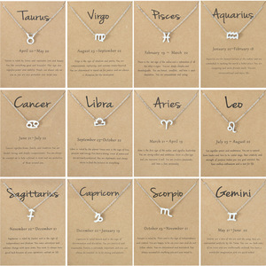 Collar Yi Sugar Elegante para Mujer con 12 Colgantes del Horóscopo, Cadena Dorada, Símbolo Astrológico, Joyería con Signo Zodiacal - Product Image 4