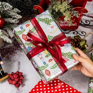 Burymento Christmas <b>Wrapping</b> <b>Paper</b> Reversible Silver Nutcrackers 17 In X 32.8 Ft Gift Craft Packaging - Product Image 6