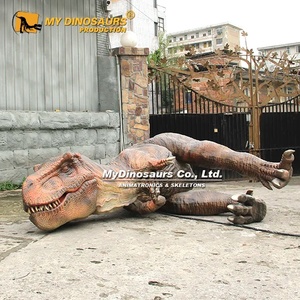 MY DINO AD093 Decoración de Jardín, Dinosaurio Animatrónico de Tamaño Pequeño, Modelo <span class=keywords><strong>T.Rex</strong></span> Caído - Product Image 3