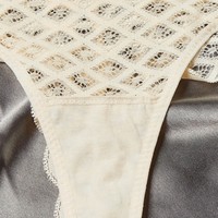 En stock – Culottes sexy en dentelle de style européen et américain, taille basse, respirantes, transparentes et ajourées pour femmes