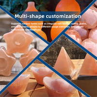 Cristaux de sel rose de l'Himalaya naturels, lampes décoratives en sel rose, aromathérapie, sel rose de l'Himalaya pour la décoration de la maison
