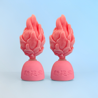 Outils de moule à gâteau pour crème glacée et mousse-Pitaya Silicone Popsicle Maker Mold