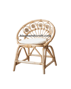 Silla artesanal ecológica de ratán para niños, silla hecha a mano natural para bebés y niños pequeños, muebles tejidos para exportación, venta al por mayor - Product Image 2