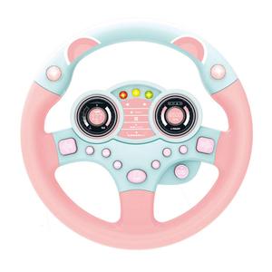 Volante del simulatore del giocattolo del volante di vendita caldo in linea con giocattoli della prima infanzia dei bambini del suono leggero e di guida - Product Image 1
