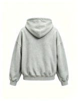 Sweat-shirt à capuche oversize zippé pour homme, imprimé DTG Kornit, motif démon gothique, style streetwear, en coton épais, décontracté