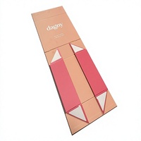 Boîte en papier magnétique pliable de luxe avec logo UV personnalisé et laminage mat pour l'emballage