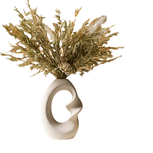 Jarrones de Cerámica Picasso para Decoración del Hogar Moderna, Jarrón de Porcelana para Bodas con Esmalte Mate, Estilo Nórdico, Hecho a Mano - Product Image 3