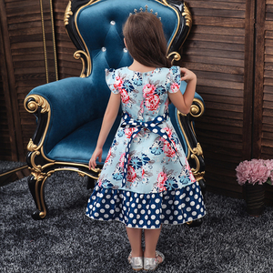New Children's Dress for Party Printing Girl's Multi Layer Princess Dress for 2 Yrs Baby Wedding Dress - Product Image 2